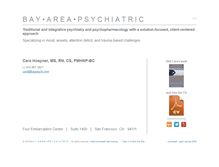 Tablet Screenshot of bayareapsychiatric.com